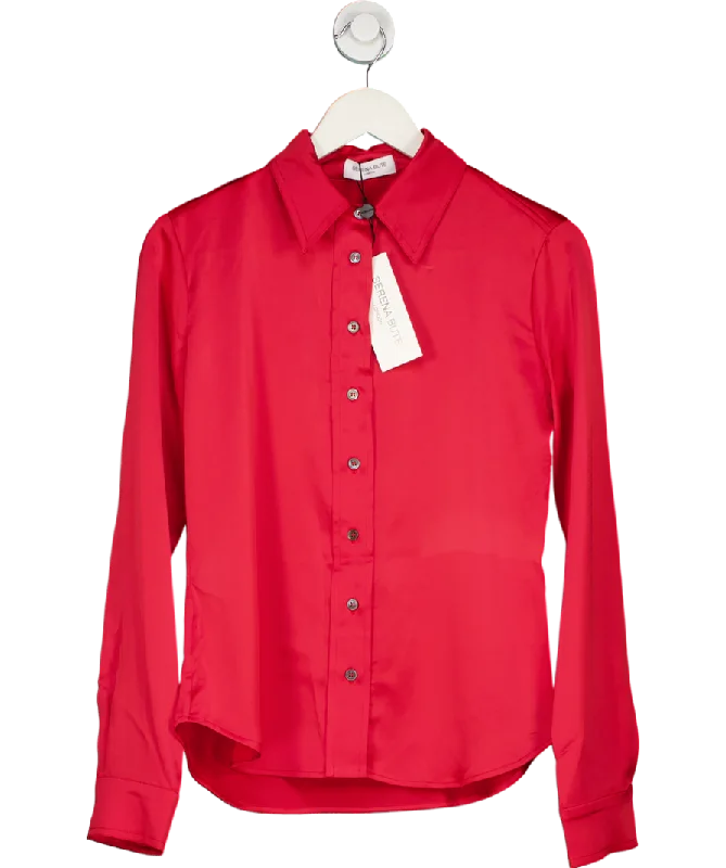 Serena Bute Red The Serena Shirt UK SDress Shirts