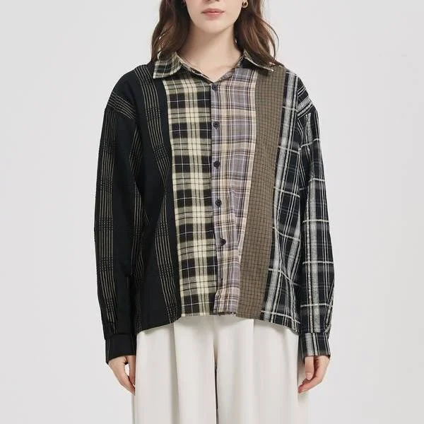 Plaid Shirt Women StreetwearRunning Shirts