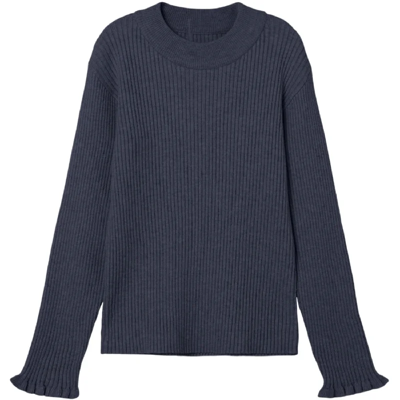 Knit TopName It Dark Sapphire Vianna Slim Knit Blouse