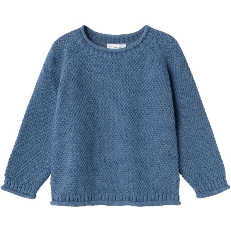 Knit TankName It Coronet Blue Kilon Knit Blouse