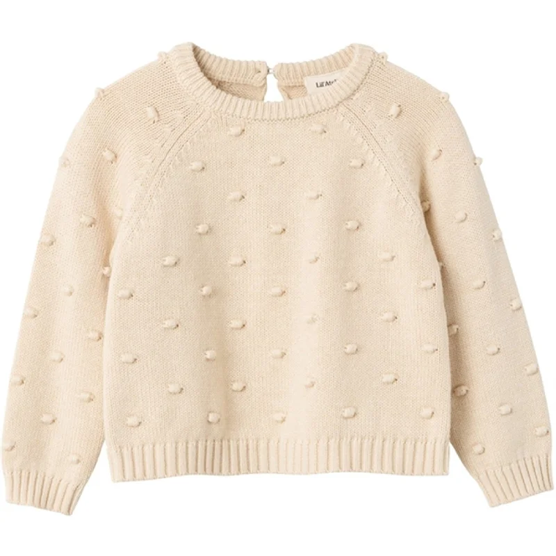 Knitted RibbedLil'Atelier Fog Gable Knit Blouse