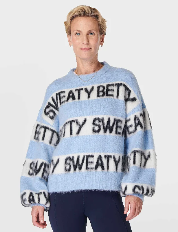 Knit LayeredSweaty Betty Knit Jumper - Breeze Blue