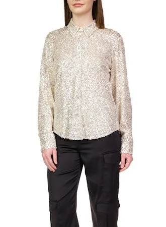 RADIANT SEQUIN SHIRTSheer Shirts