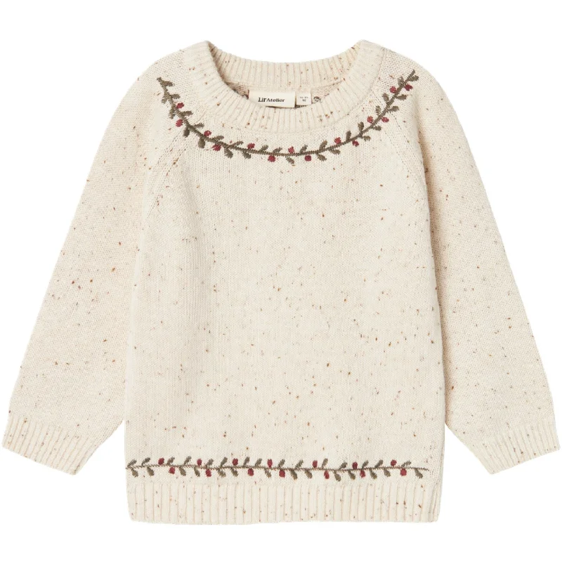 Knit ChunkyLil'Atelier Turtledove Galto Rio Knit Blouse