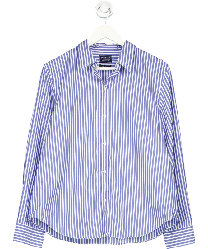 Chaps Blue No Iron Striped Shirt No SizeGraphic Shirts