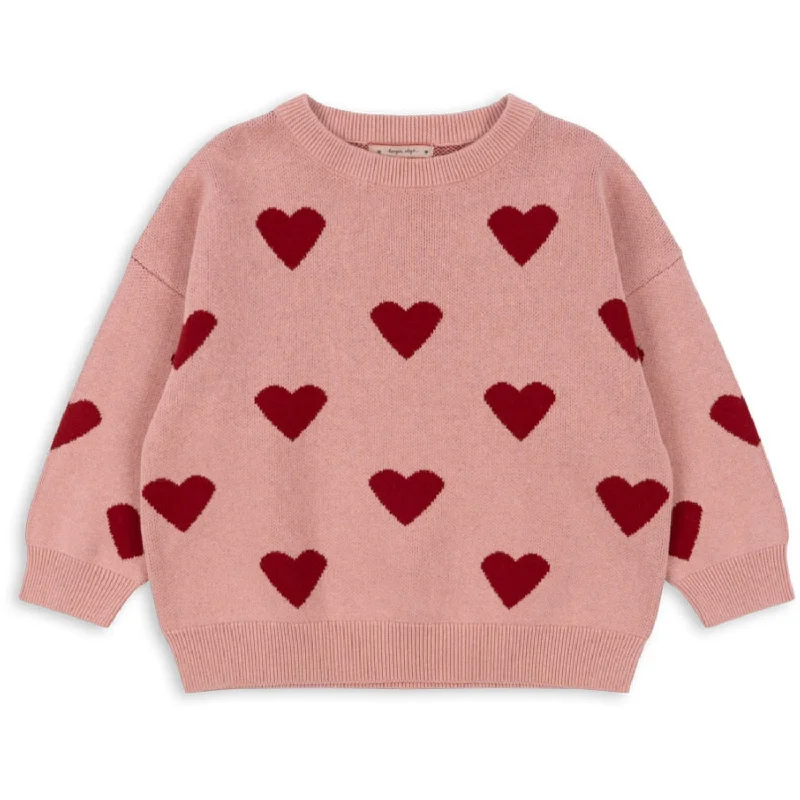 Knitted SheerKonges Sløjd Mellow Rose Lapis Knit Blouse