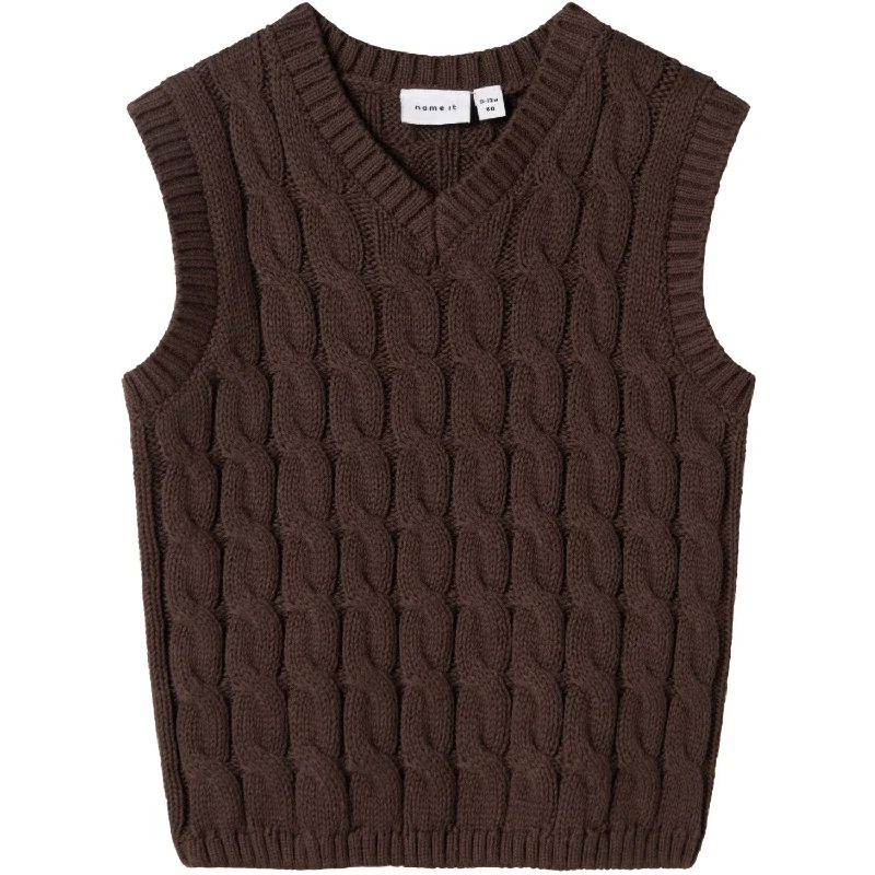 Knitted Zip-UpName It Bracken Remon Knit Slipover