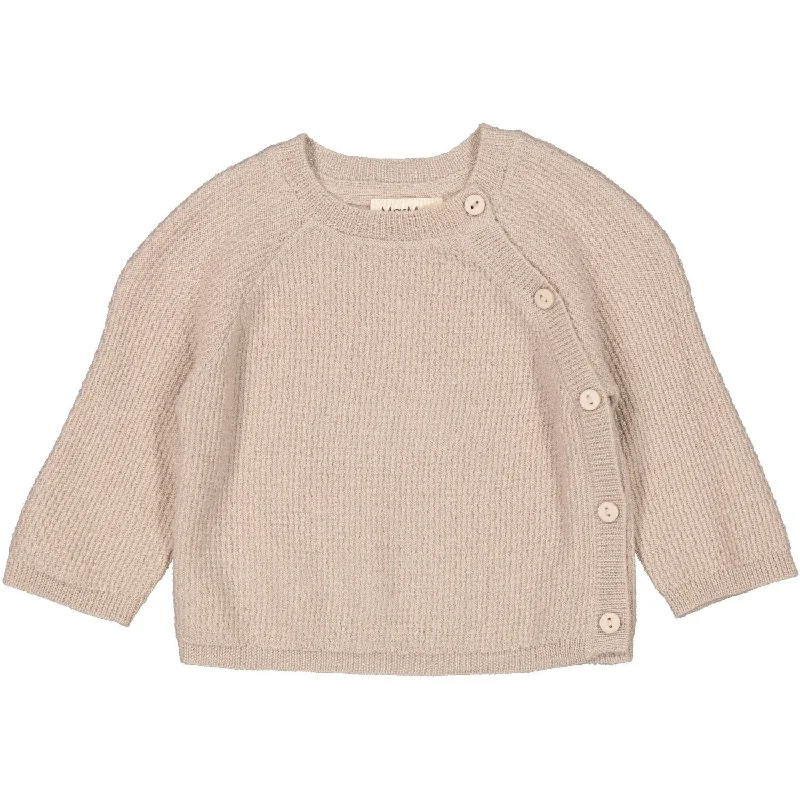 Knitted WinterMarMar New Born Light Merino Grey Sand Toll Knit