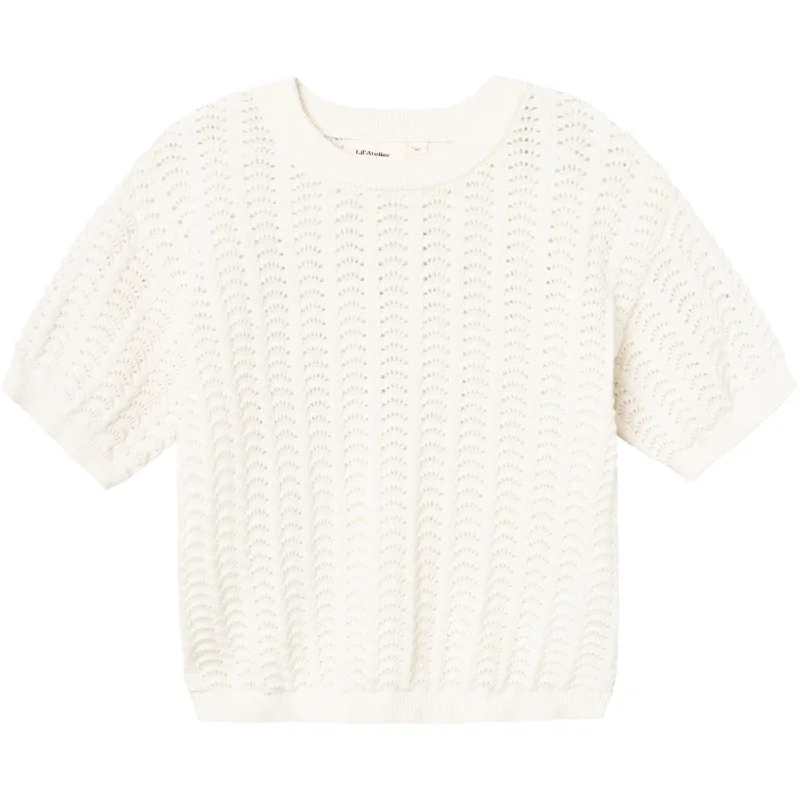 Knitted LooseLil'Atelier Coconut Milk Johanna Loose Knit