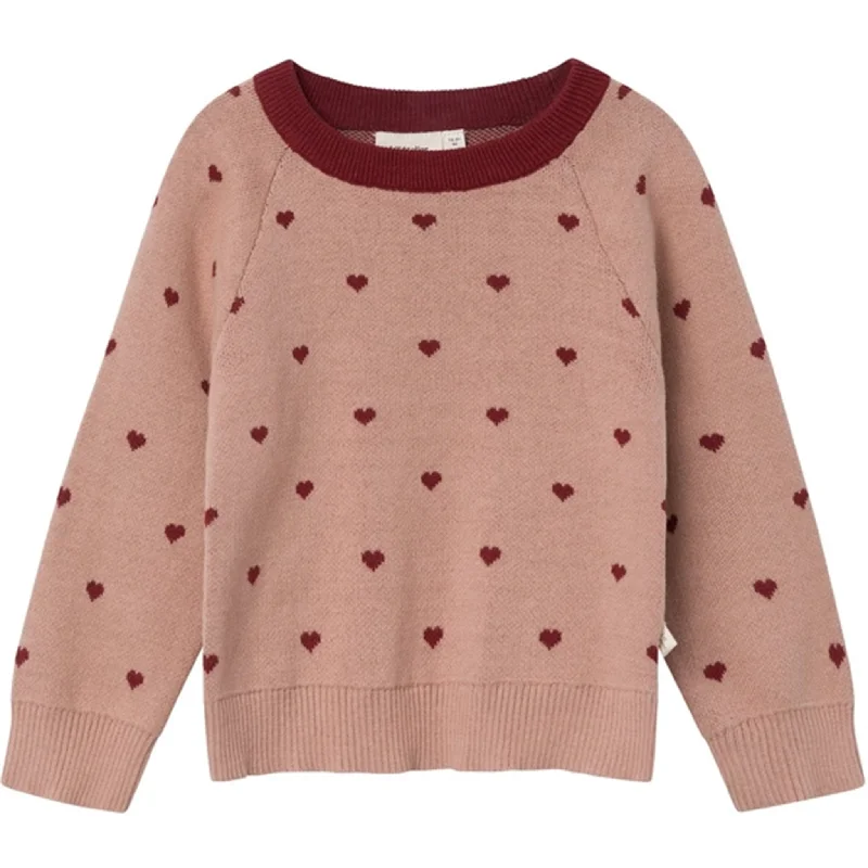 Knitted FloralLil'Atelier Nougat Saran Knit Blouse