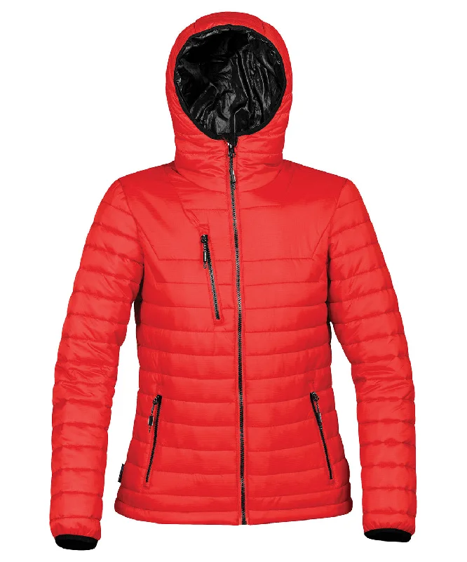 Hooded JacketsTrue Red/Black - Women's gravity thermal shell