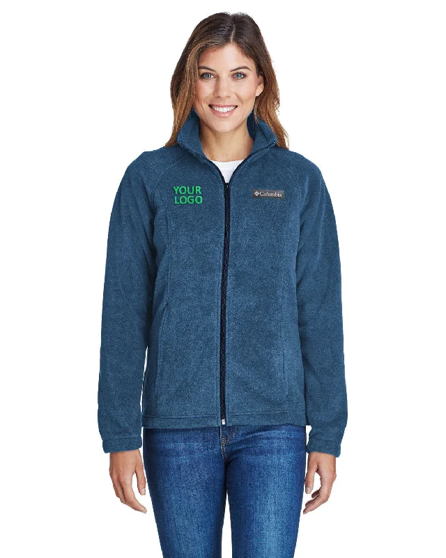 Motorcycle JacketsColumbia Ladies Benton Springs Full Zip Fleece, Columbia Navy