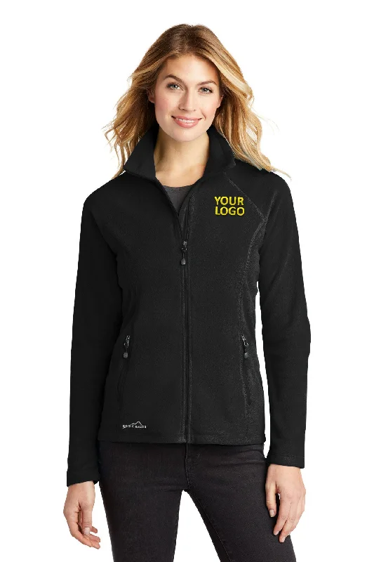 Cropped JacketsEddie Bauer Ladies Custom Microfleece Jackets, Black