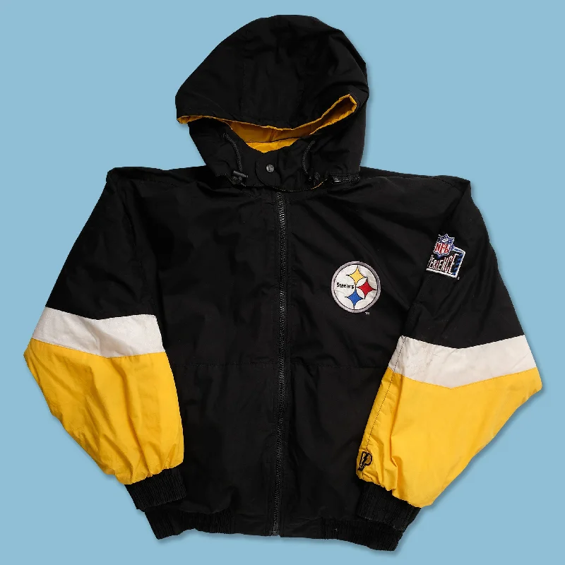 Military JacketsVintage Pittsburgh Steelers Reversible Jacket Large