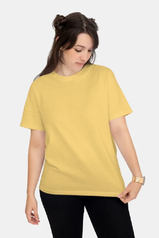 Yellow T-shirt for womenLogo T-Shirts