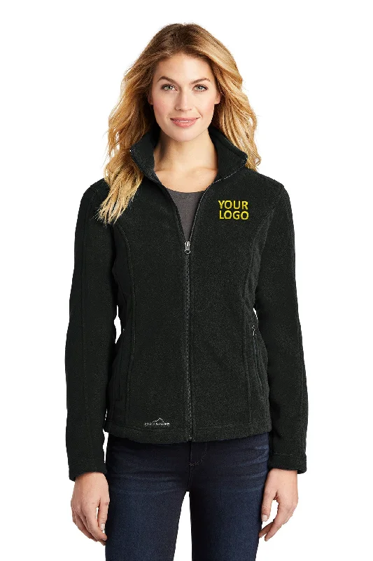 Mesh JacketsEddie Bauer Ladies Customized Full-Zip Fleece Jackets, Black