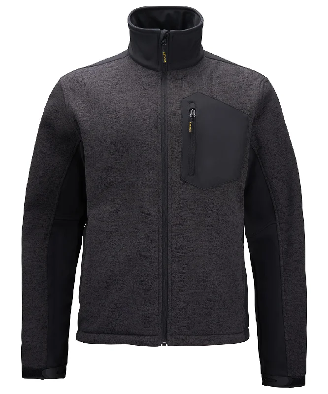 Rain JacketsBlack - Brady zip-through knitted fleece