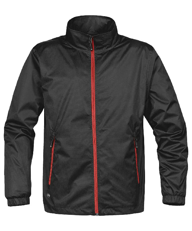 Travel JacketsBlack/Red* - Axis shell jacket