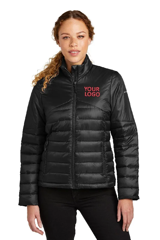 Luxury JacketsEddie Bauer Ladies Custom Quilted Jackets, Deep Black