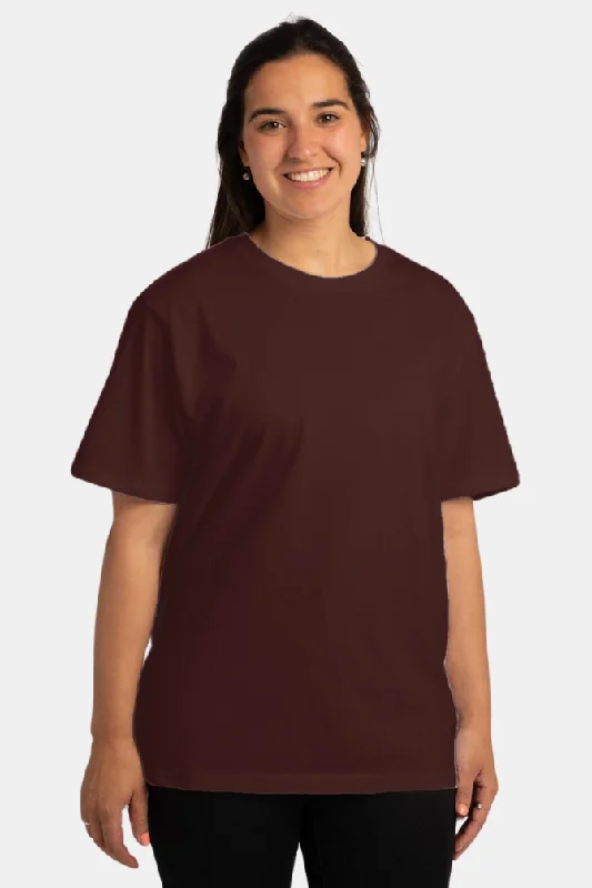 Maroon T-shirt for womenGym T-Shirts