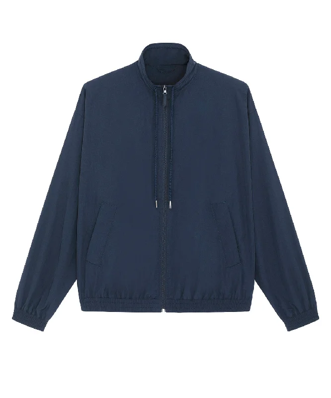 Retro JacketsFrench Navy - Tracker 100% recycled nylon jacket (STJU849)