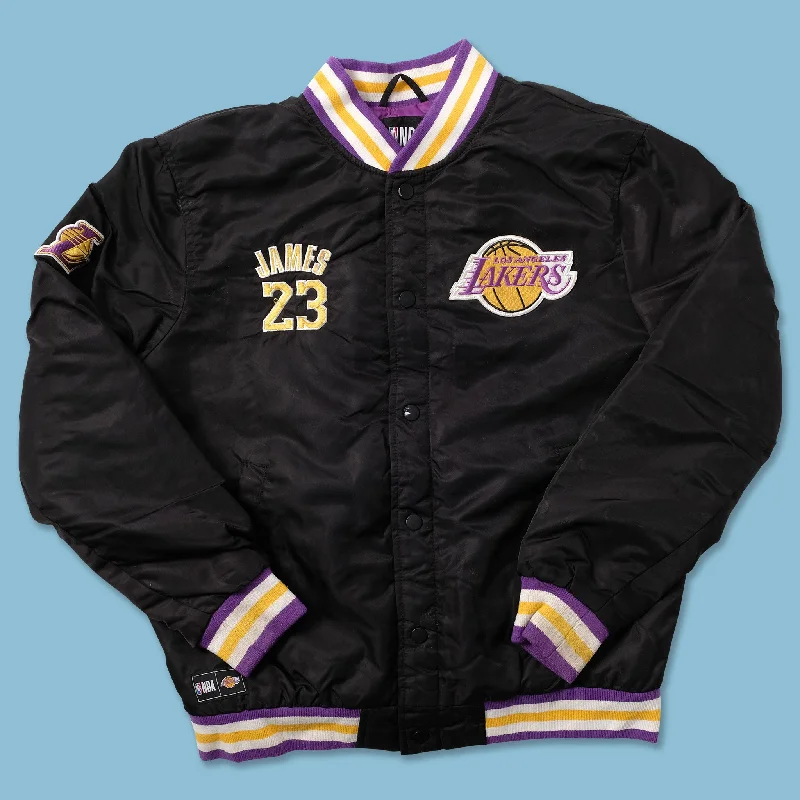 Skateboard JacketsLos Angeles Lakers Lebron James Varsity Jacket Small