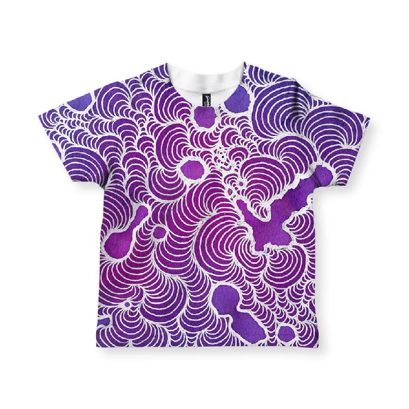 Purple Nova Kid's T-ShirtTravel T-Shirts