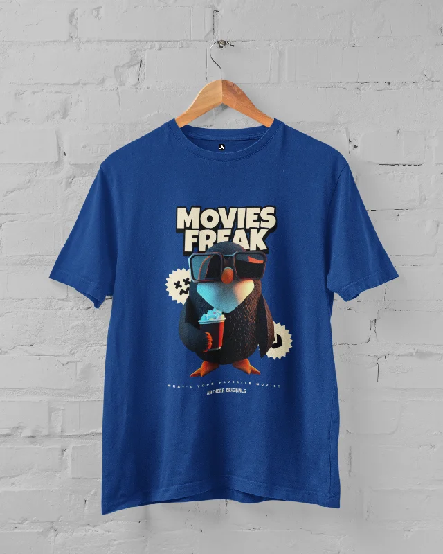 Movie Freak: Regular Fit T-ShirtsLeather-Paneled T-Shirts