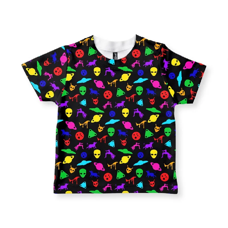 UFO Print Kid's T-ShirtThermal T-Shirts