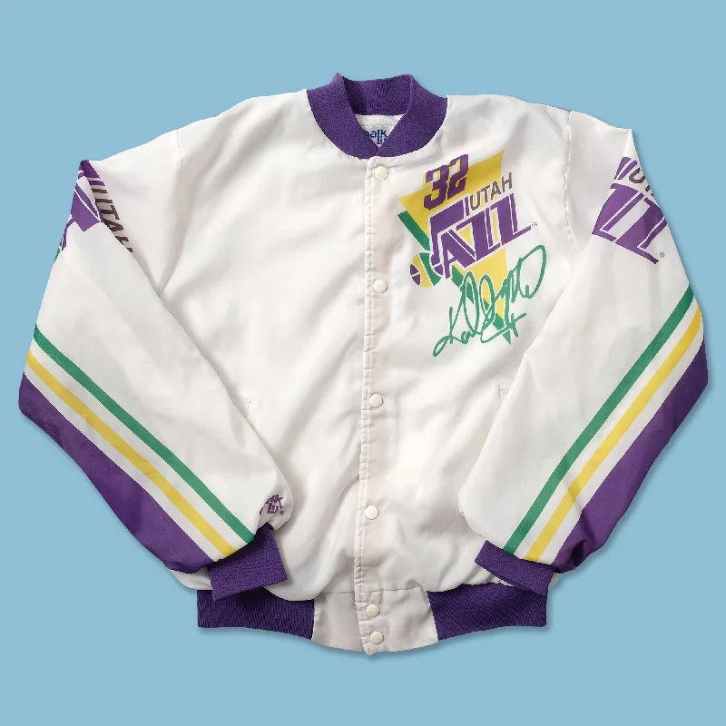 Hiking JacketsVintage Karl Malone Utah Jazz Varsity Jacket Small