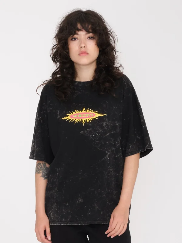 Voltrip T- Shirt - BLACKAsymmetrical T-Shirts