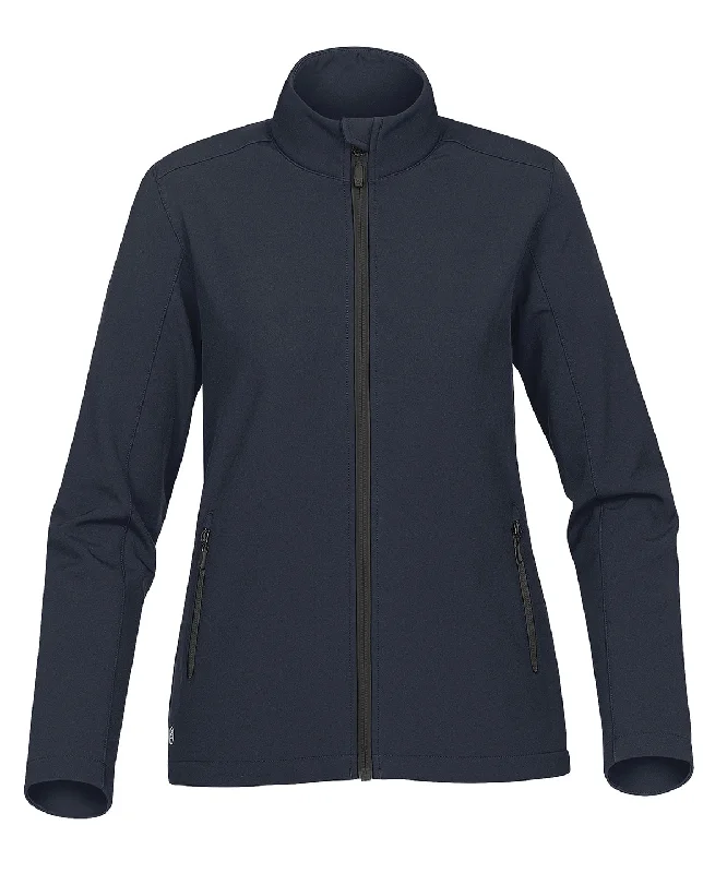 Cropped JacketsNavy/Carbon - Women's Orbiter softshell jacket