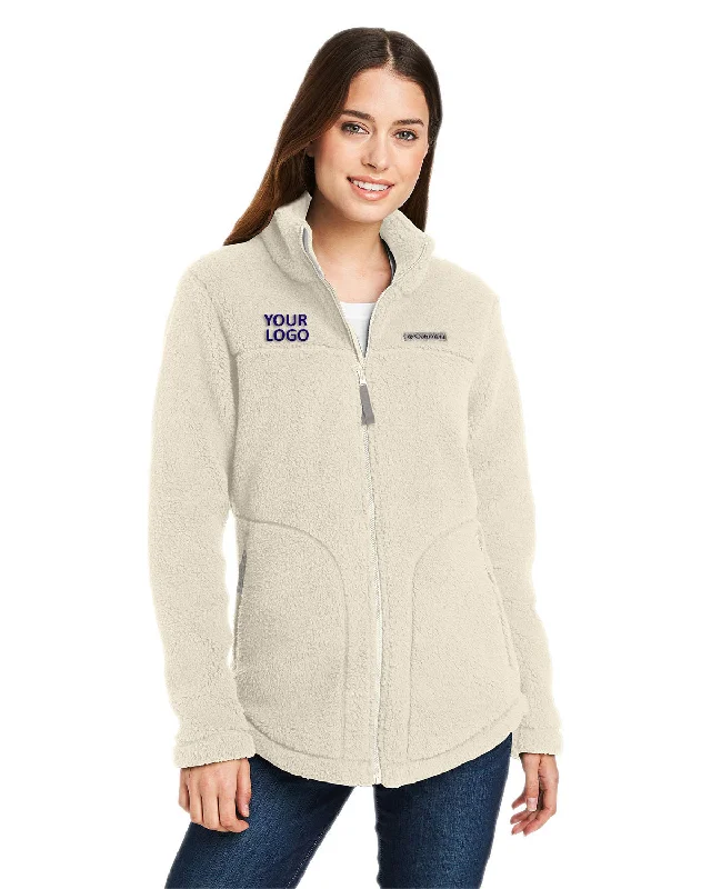 Reflective JacketsCustom Columbia Ladies West Bend Sherpa Fleece, Chalk