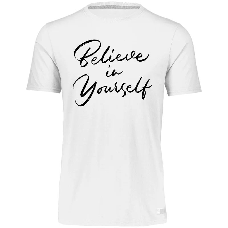 Women's Dri-Power Tee--Believe in YourselfGlitter T-Shirts