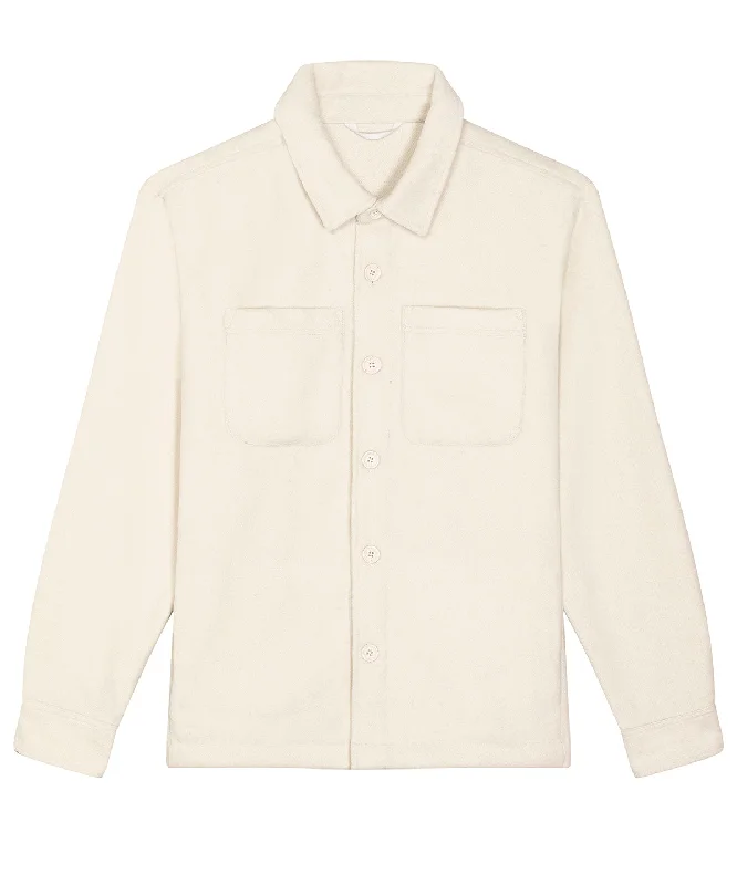 Cashmere JacketsNatural - Unisex River shirt jacket (STJU845)