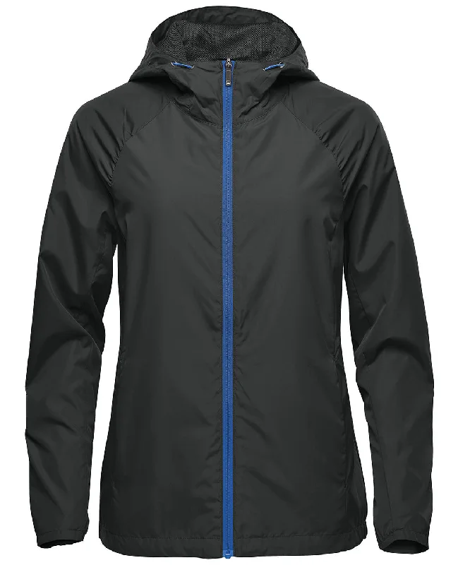 Nylon JacketsBlack/Azure - Women’s Pacifica lightweight jacket