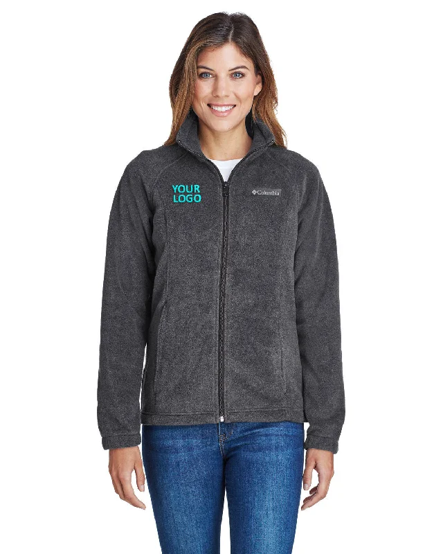 Fleece JacketsColumbia Ladies Benton Springs Full Zip Fleece, Charcoal Hthr