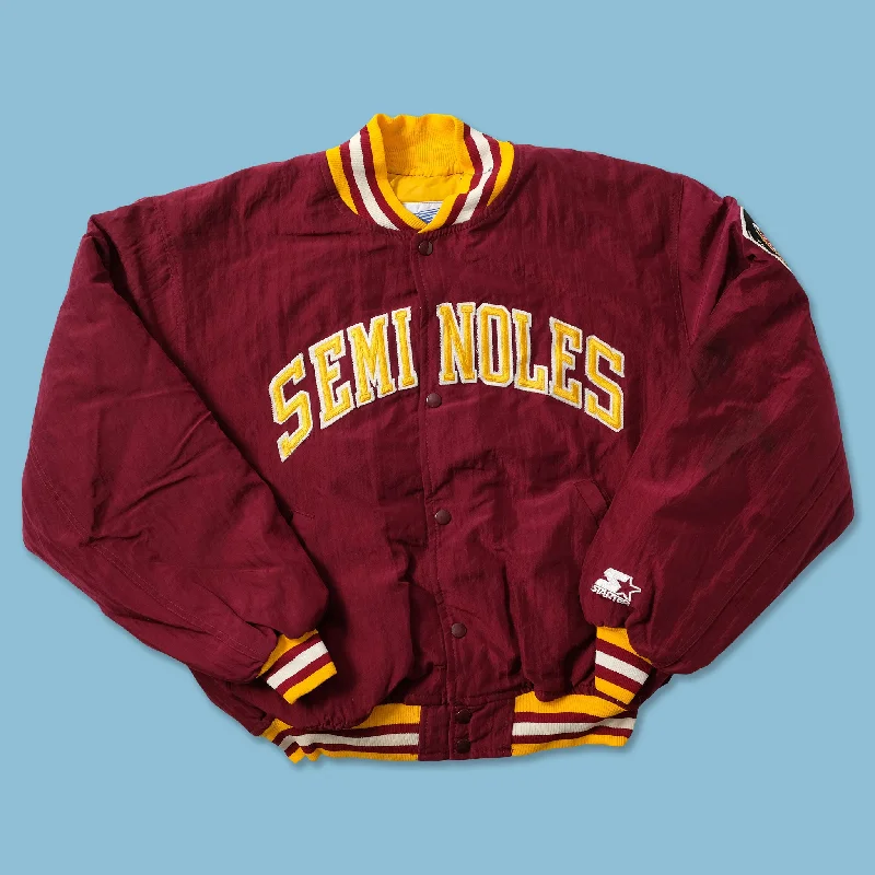 Ribbed Cuff JacketsVintage Starter Florida State Seminoles Varsity Jacket Medium