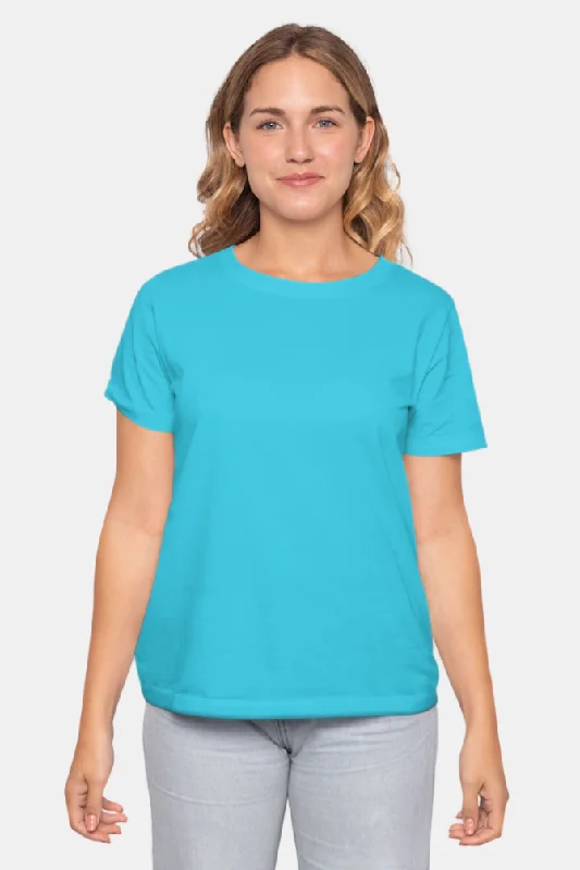 SkyBlue T-shirt for womenGlitter T-Shirts