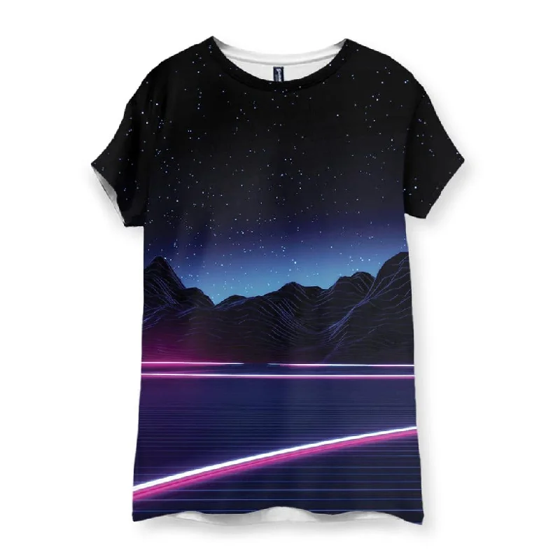 Neon Highway Women's T-ShirtHip-Hop T-Shirts