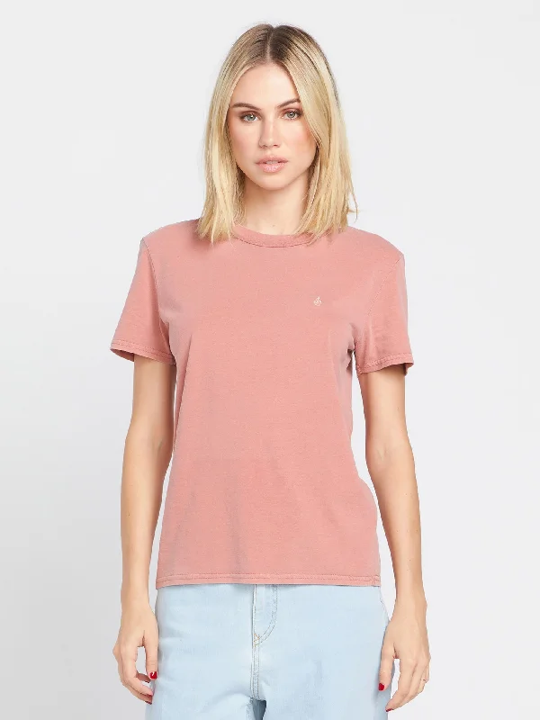 Solid Stone T-Shirt - Mauve RoseMetallic T-Shirts