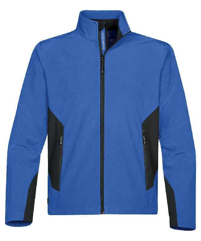 Track JacketsAzure Blue/Black - Pulse softshell