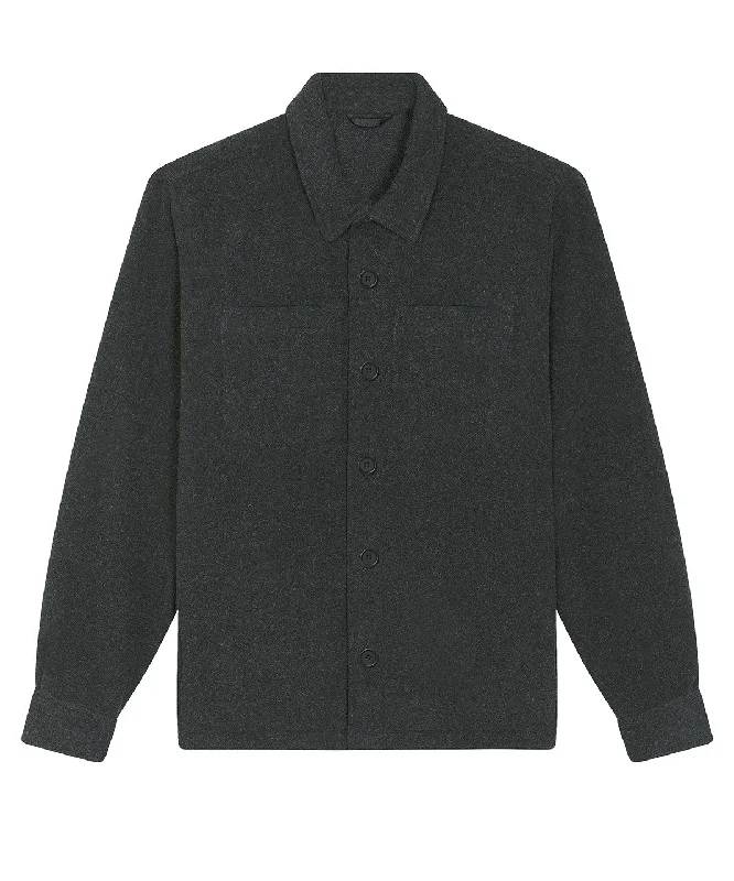 Mesh JacketsDark Heather Grey - Unisex River shirt jacket (STJU845)