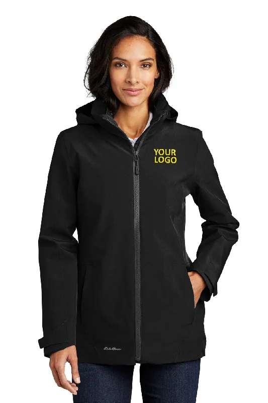 Sports Team JacketsEddie Bauer Ladies WeatherEdge Custom 3-in-1 Jackets, Black/ Storm Grey