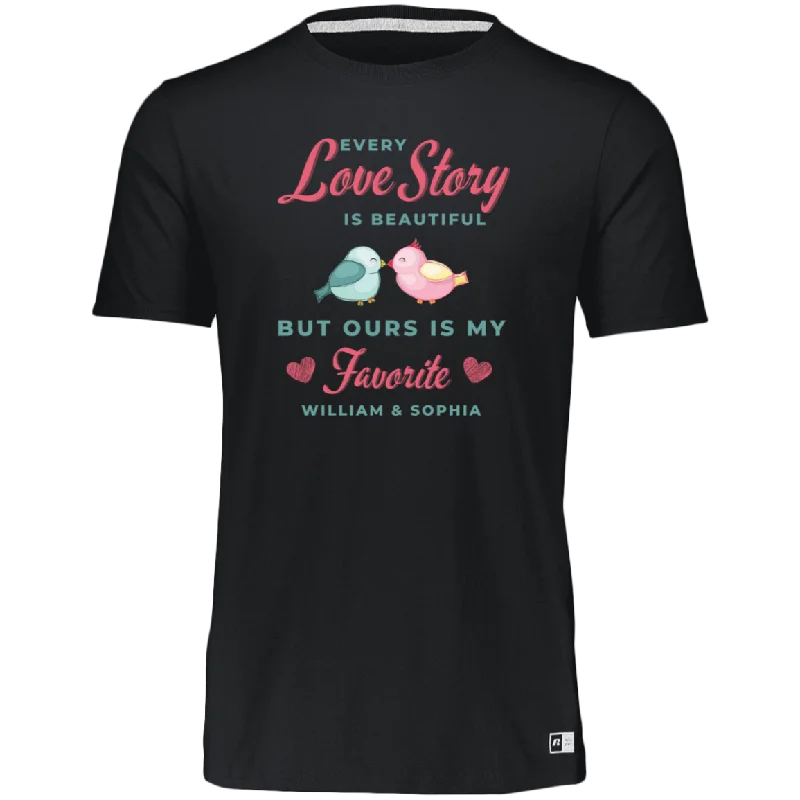 Women's Dri-Power Tee--Every Love Story is BeautifulBeaded T-Shirts