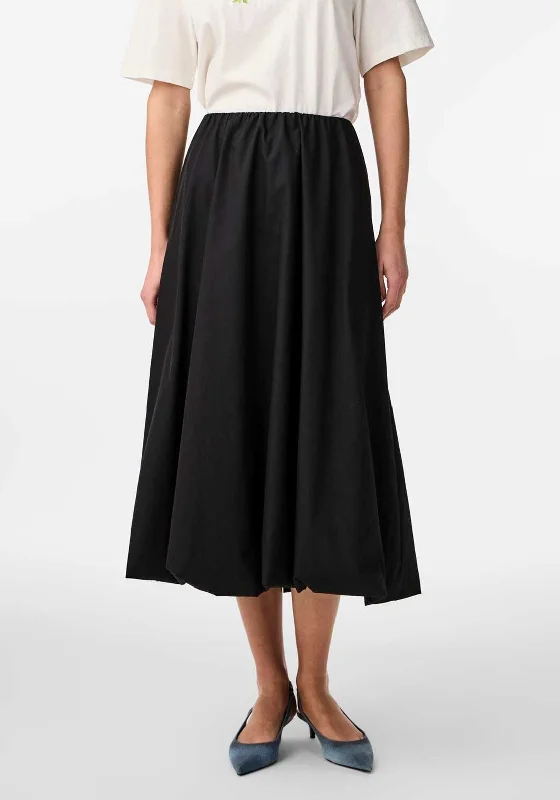 Y.A.S Sascha Balloon Midi Skirt, BlackBoho Skirt