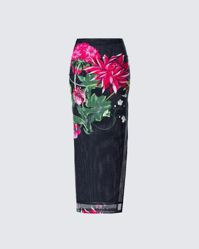 Eldora Floral Print Maxi SkirtMaxi Skirt