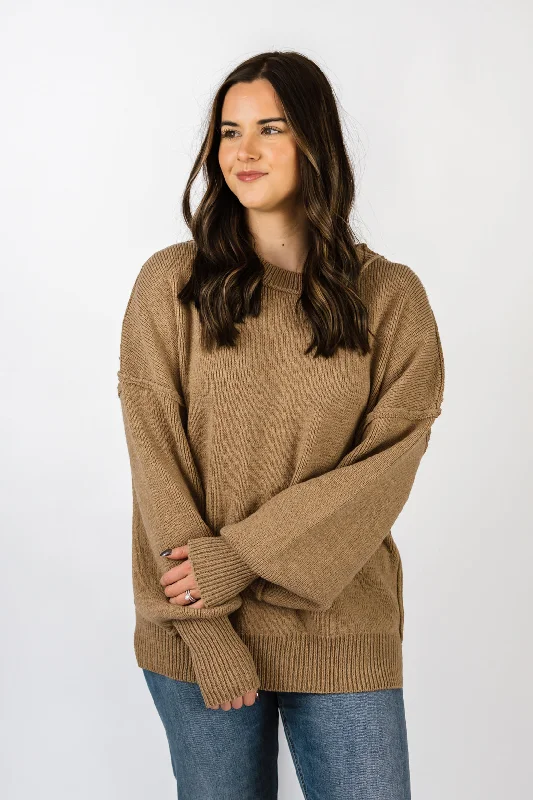 Cora Oversized Sweater | MochaCollege Knit Tops