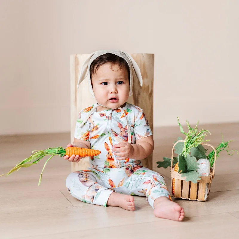 Tie-Dye Short Sleeve TopsNo Bunny Cuter Short Sleeve Romper