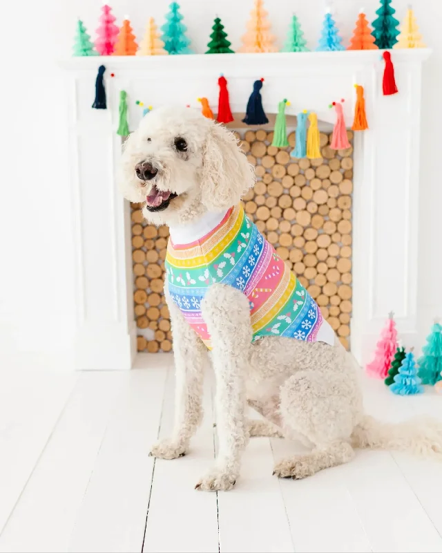 Merry And Bright Dog SweaterBamboo Knit Tops